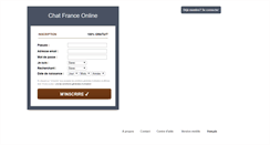 Desktop Screenshot of chatfranceonline.com